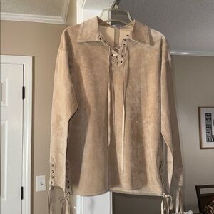 Westbury Suede Top